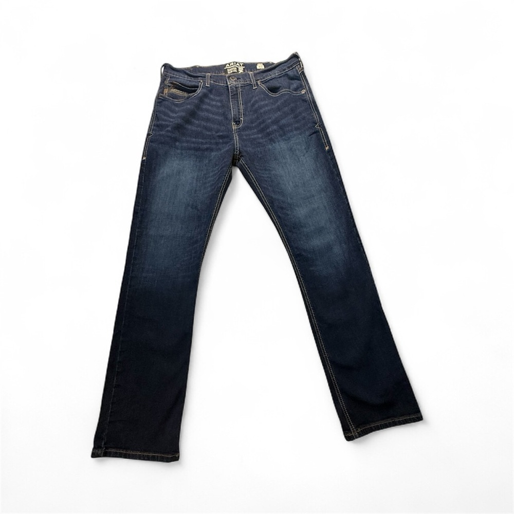 Ariat Men's Dark Blue Straight Jeans